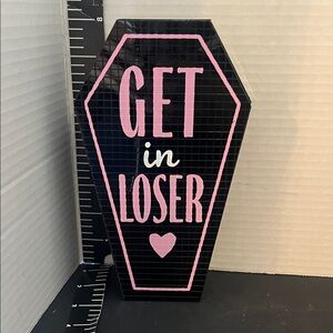 Black and Pink Coffin box